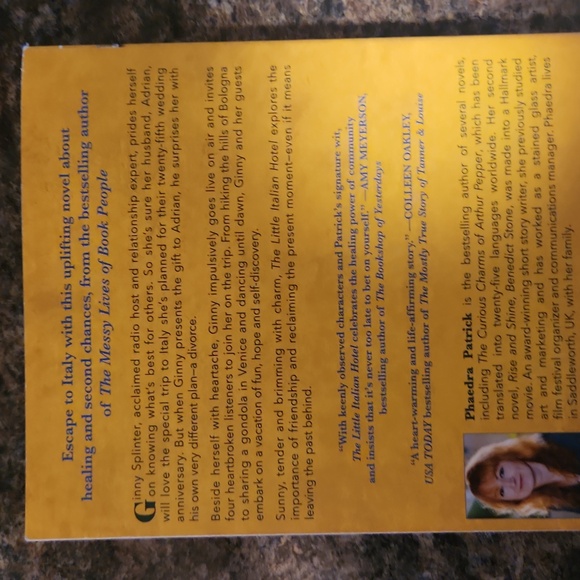 📚3/$20 the little Italian Hotel by Phaedra Patrick - Picture 2 of 5